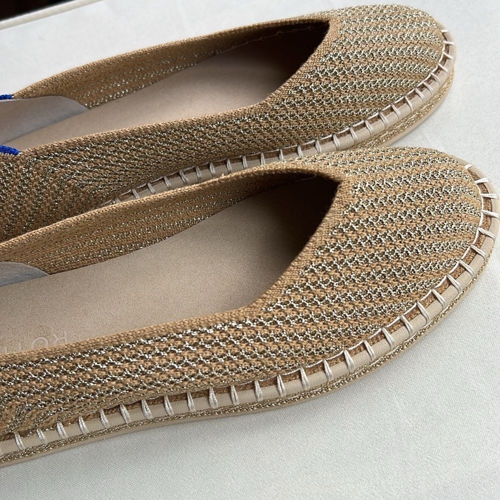 Rothy's The Espadrille Gold Stripe - Picture 12 of 17